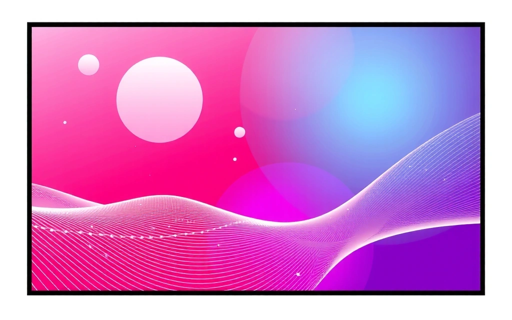 Moderní, abstraktní koncept webového designu s čistými liniemi a digitálním uměním